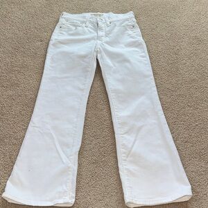 Madewell mid rise kick out jeans